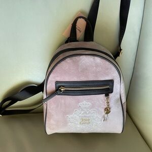 Juicy Couture Blush Backpack with Brown Accents